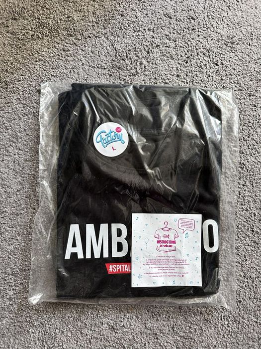 Tricou L NOU UNISEX ambasador Spitale Publice din Bani Privati