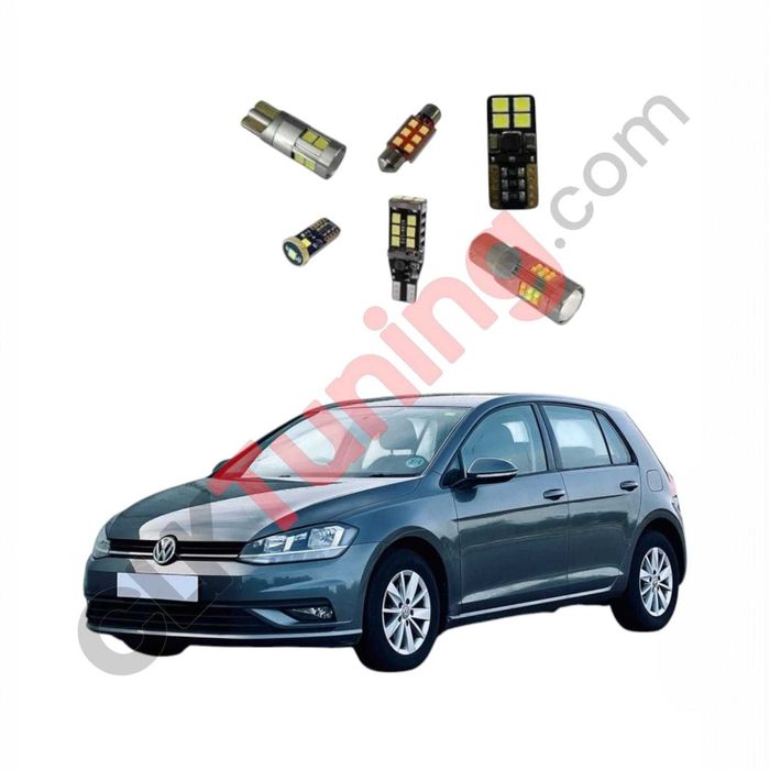 Pachet becuri led leduri pentru iluminare interior Volkswagen Golf 7