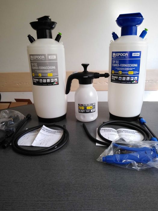 Pulverizator spuma  auto  manual 10Lt TEC 10F +furtun,lance,curea