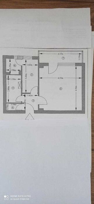 Ocazie-inchiriere garsoniera decomandata cf.1 sporit metrou Sudului