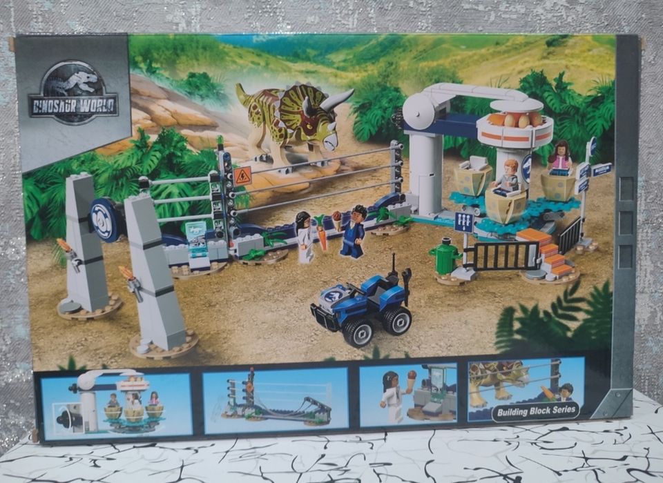 Конструктор lari113336, нападение трицератопса