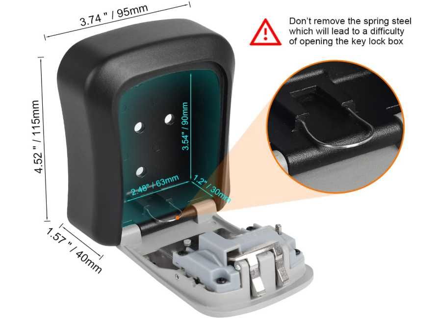 Термо и водоустойчиви кутии и катинари с четирицифрен код (Испания)