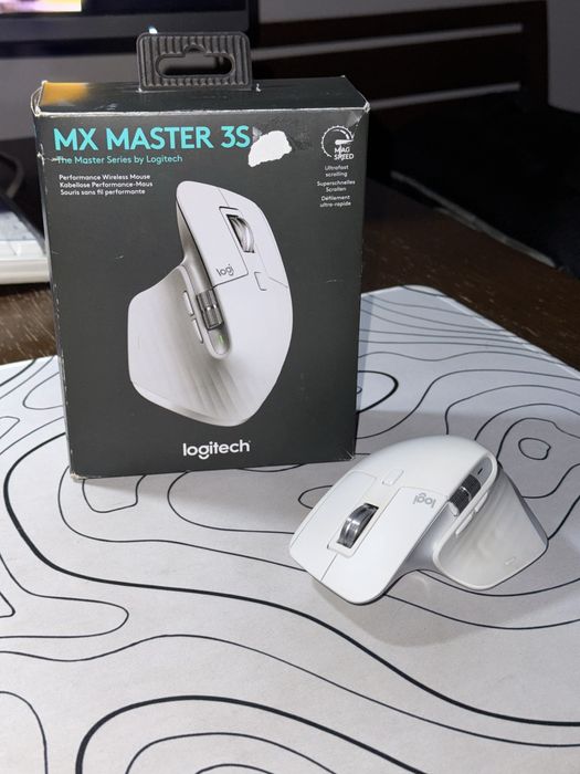 Мышка Logitech mx master 3s белый цвет