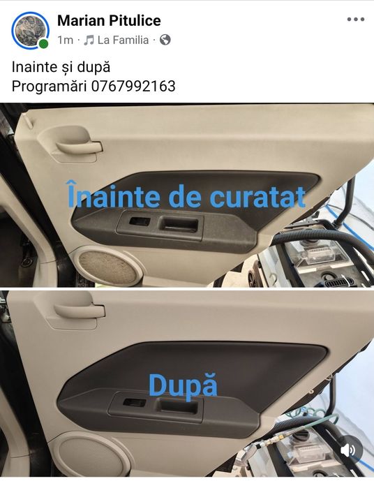 Curățat tapițerii ,detailing interior,polish faruri,scos pete tapițerii și mochete la domiciliu