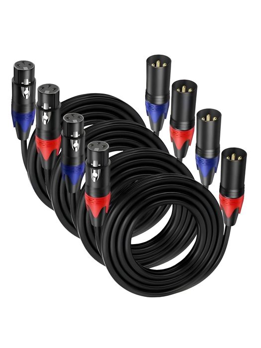 Микрофонный кабель с разъемами XLR-XLR