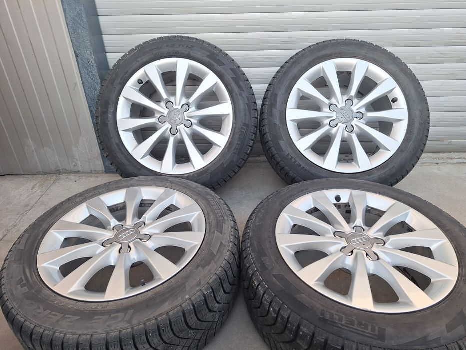 jante Audi originale  pe 17 pt  A4,A5 A6,A7 cu anvelope iarna.
