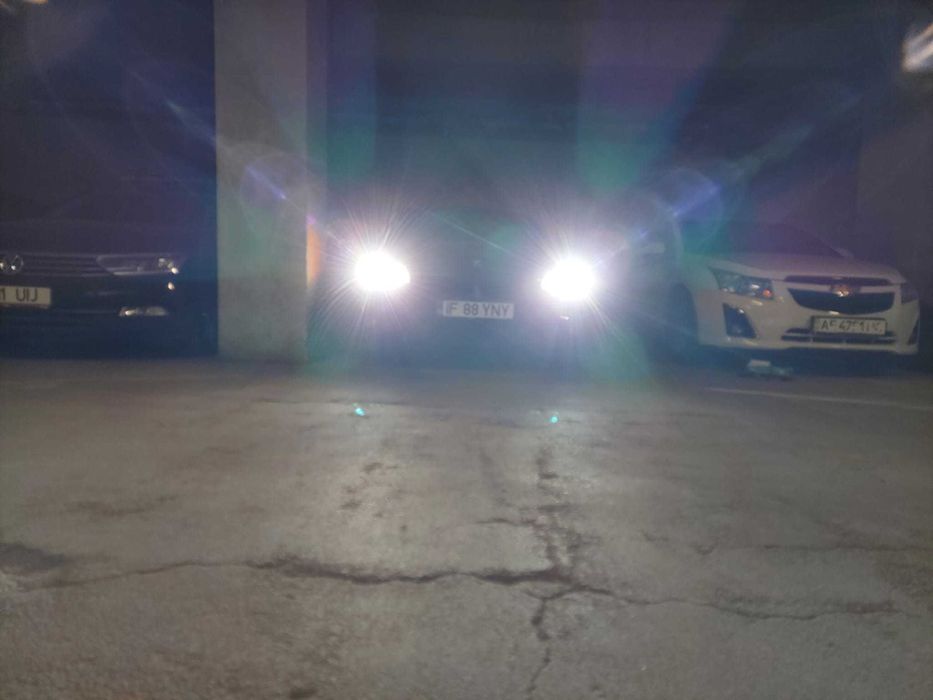 Set 2 Becuri LED H7 , 210W, 27.000LM, 3000k-6000k, Control App