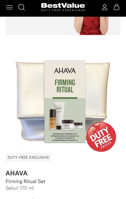 AHAVA set îngrijire crema/tratament