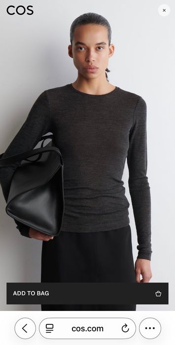 блуза с дълъг ръкав / топ COS