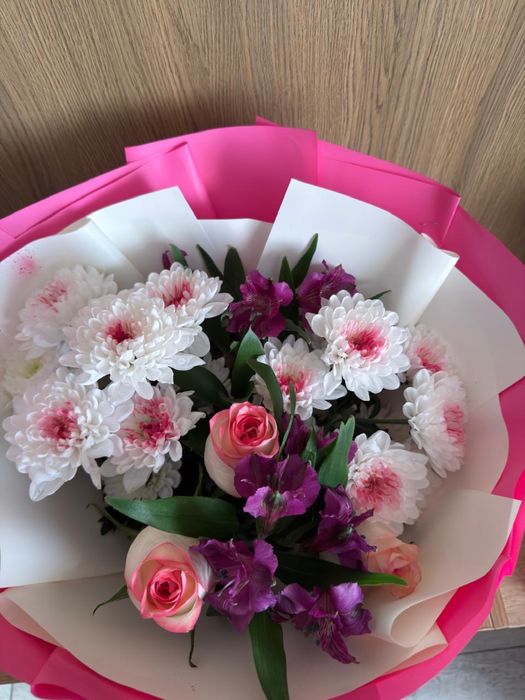 Букеты цветов 4вида