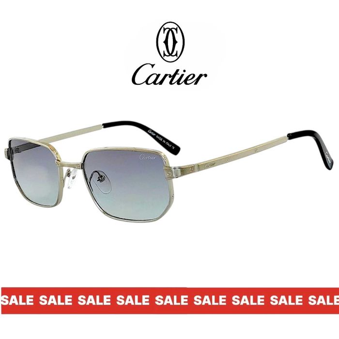 Cartier  ARC – ретро мъжки слънчеви очила 2026 с извита форма