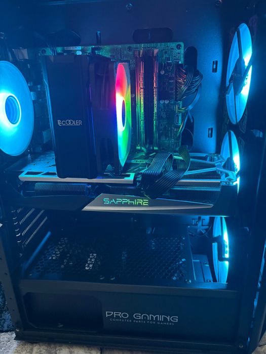 Calculator gaming, Intel I5 8600K, video 8GB GDDR6, RAM 16 GB,RGB,WiFi