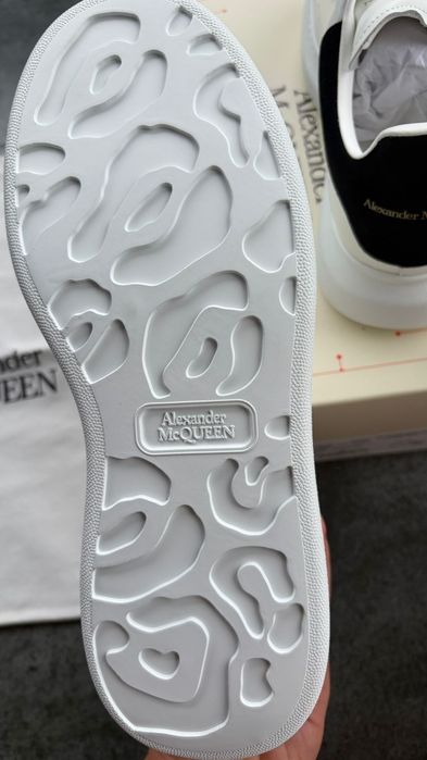Alexander Mcqueen Oversized Sneakers Suede Heel Tab