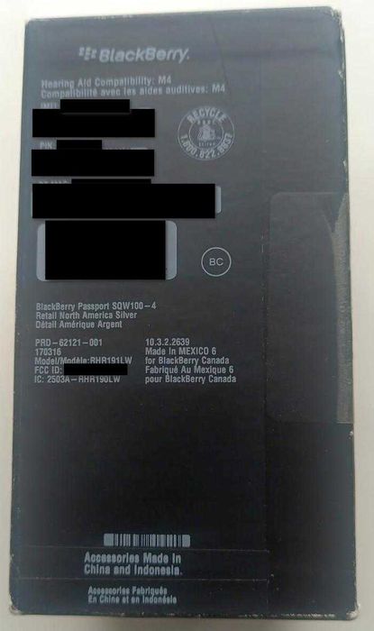 смартфон BlackBerry Passport SQW100-4  Silver Edition