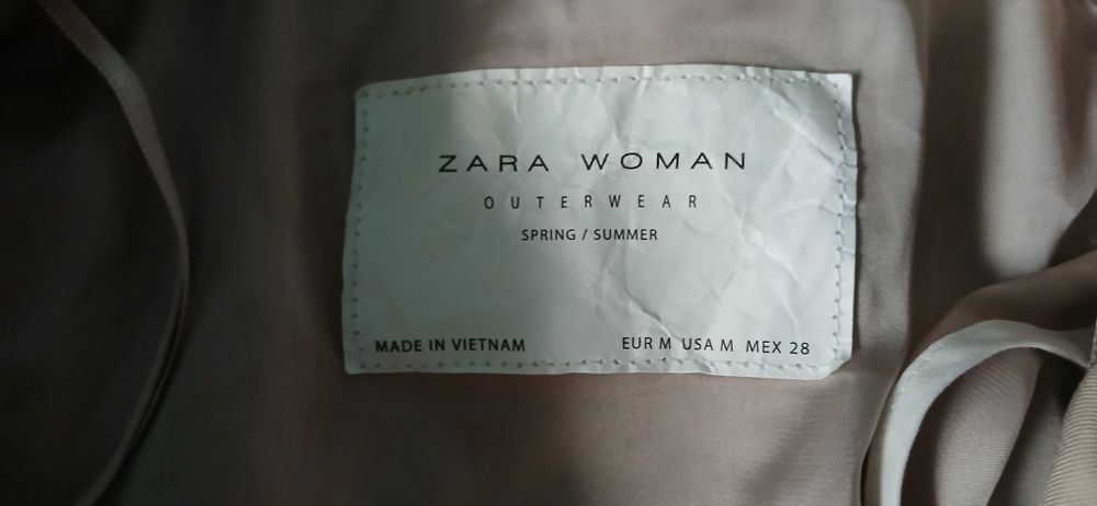 Trench dama Zara M lung