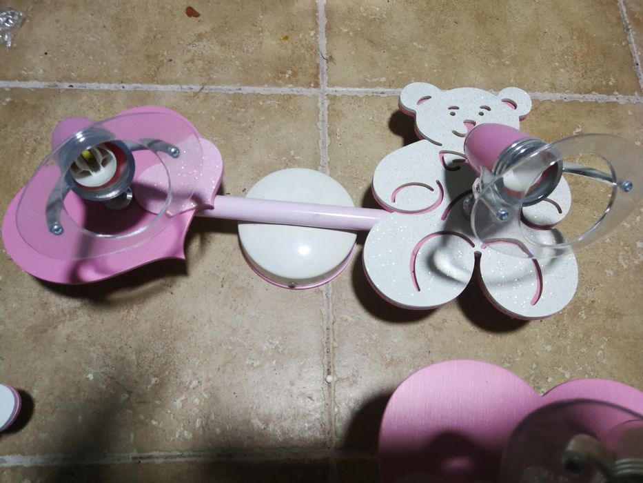 Set plafoniera și aplice cu dulie e14