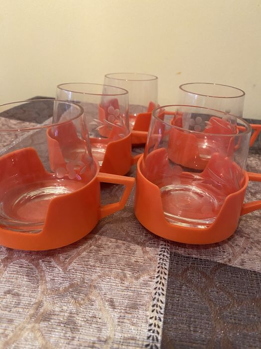 Стъклвни Чаши за вода и алкохол от Соца