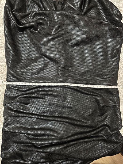 Черна къса официална рокля Avin “Glam in Black”