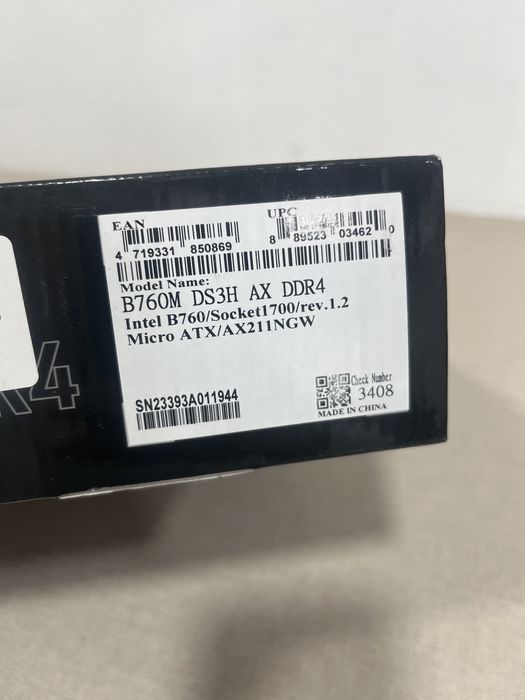 Placa de baza GigaByte B760M DS3H ax ddr 4 produs nou