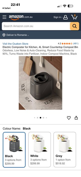 ouaken electric composter