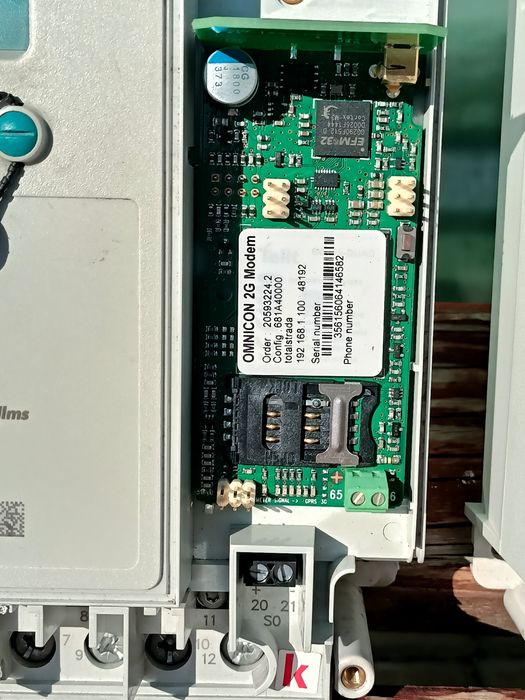 Contor trifazic Kamstrup OMNIPOWER + modul GSM -activ, reactiv