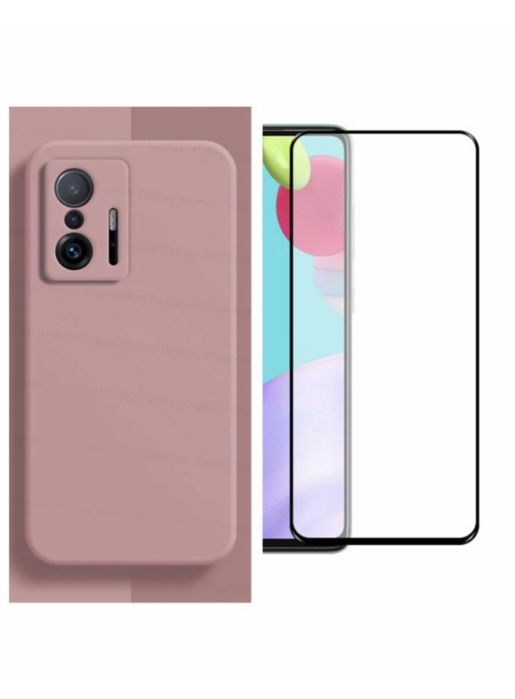 Husa X CASE Catifea Interior+Folie Sticla XIAOMI MI 11T 12 13 PRO LITE