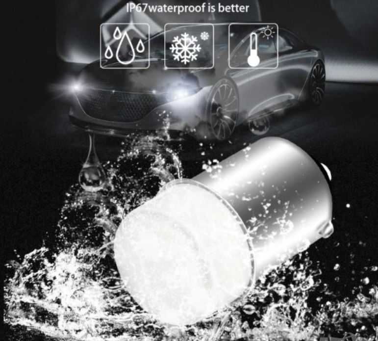 Авто LED лампи 5W Ba15S 1156, за мигачи, задни или дневни светлини.