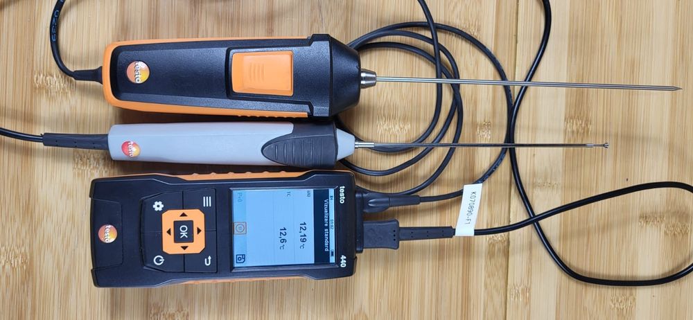 Testo 440 si senzori de temperratura testo
