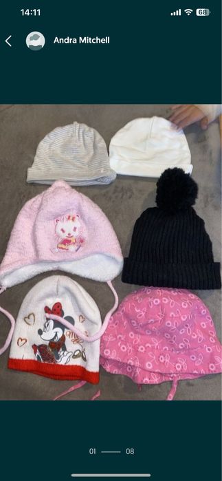 Caciuli bebe 10 bucati