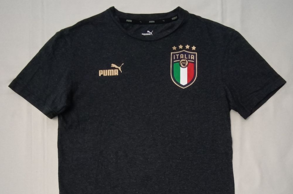 Puma FIGC Italy Shirt оригинална тениска XS Пума Италия памук фланелка