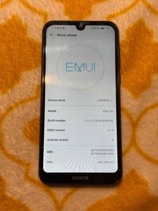 Telefon Honor 8S (2GB RAM, 32GB stocare, KSA-LX9)