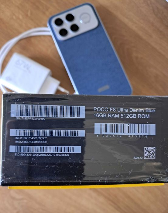 Xiaomi Poco F8 Ultra 16/512. Като нов.