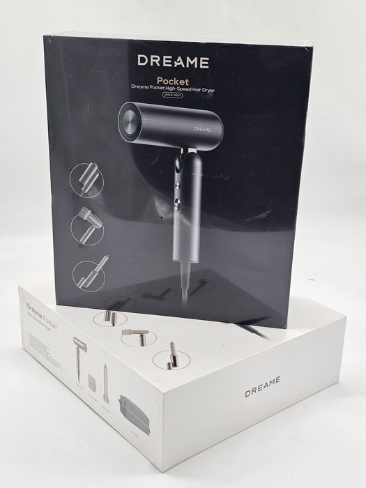 Uscător de păr Dreame Pocket  AHD51 titanium gold și space grey