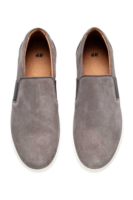 2 pantofi sneakers/loafers unisex din piele H&M/BP mar.39, noi, etich.