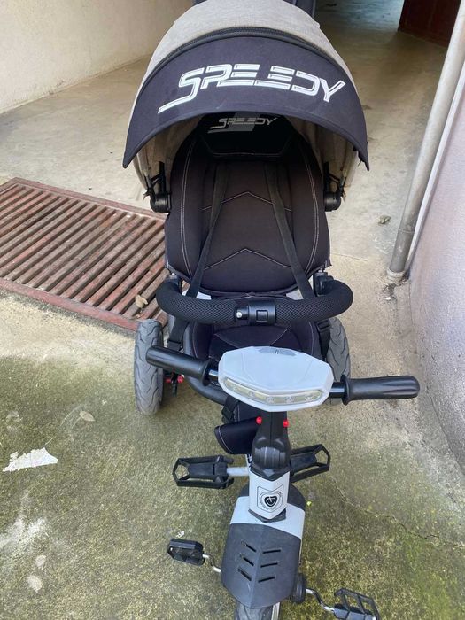 LORELLI Premium Триколка 360° SPEEDY Air Grey Black