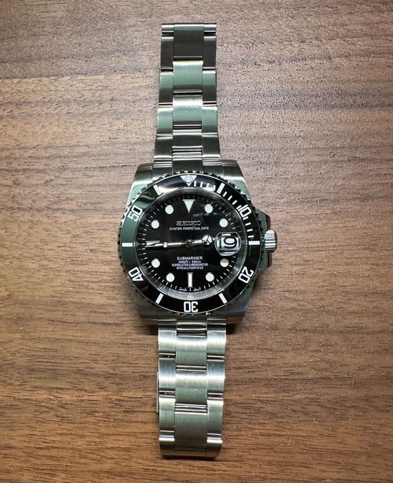 Мъжки автоматичен часовник 40мм. със "Seiko" циферблат и механизъм