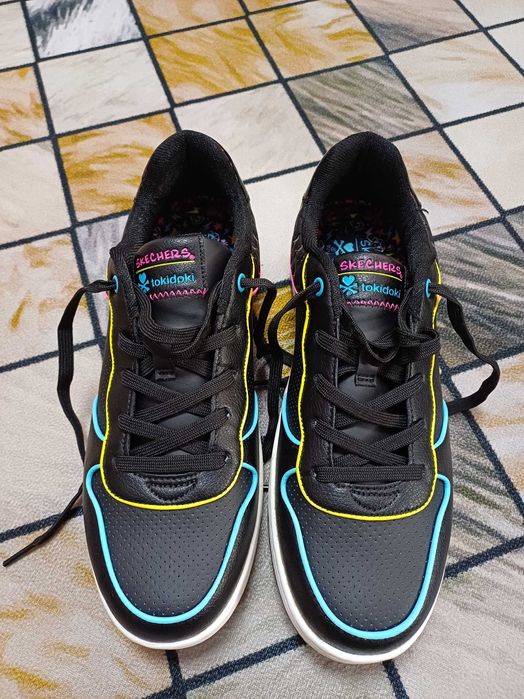 Skechers, Pantofi sport Upbeats Rhythm, Negru - Marimea 39