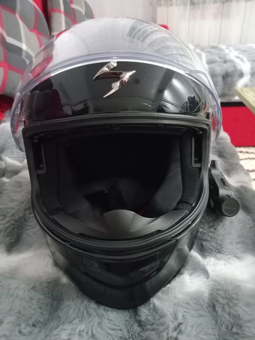 Casca moto scorpion.