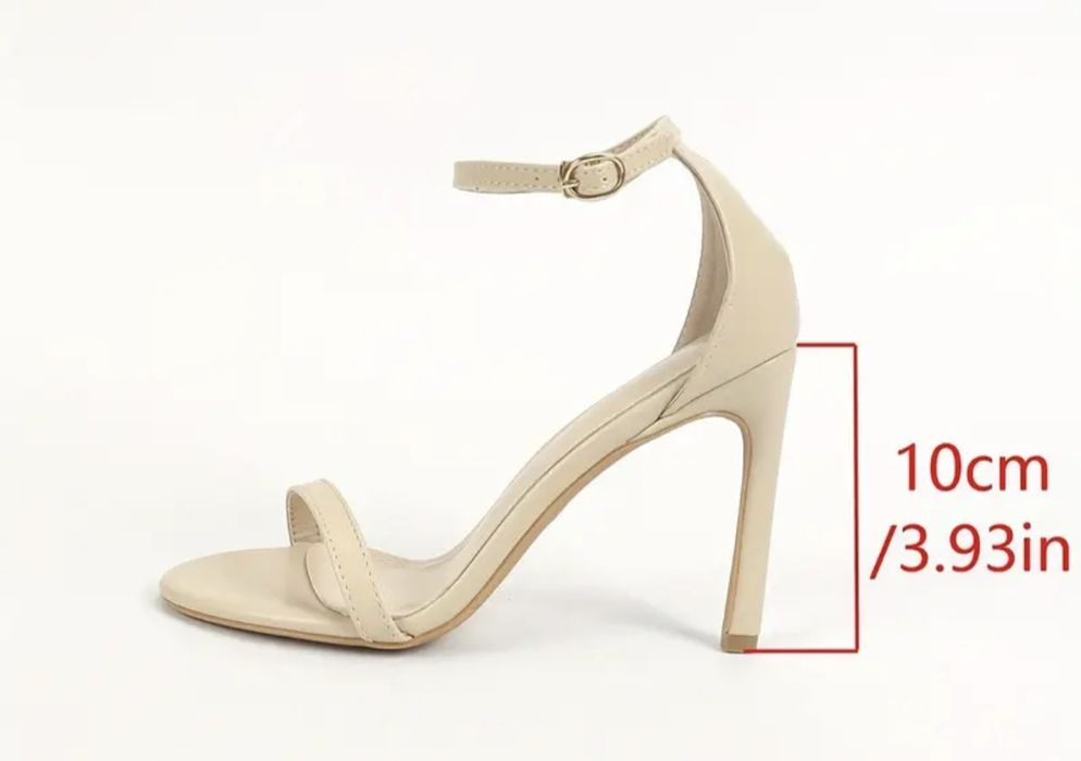 Сандали на ток 37 /37,5 нови