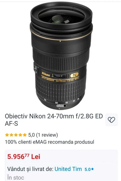 Obiectiv  Nikon