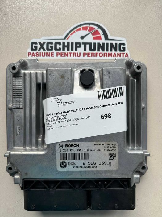 Calculator motor Bmw 520 d DDE8596359 0281033809 EDC17C50 6.58