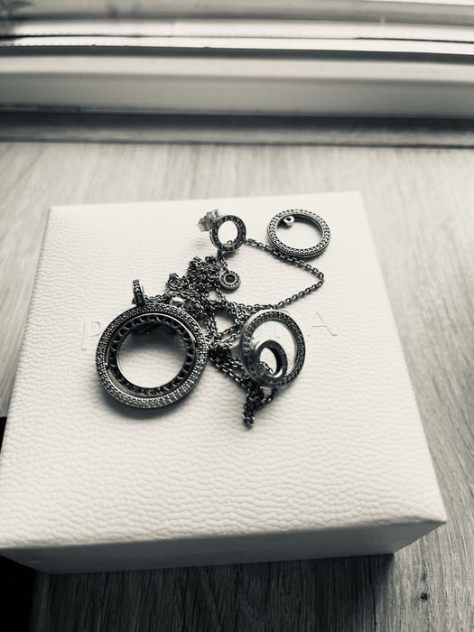 Комплект обеци и колие на pandora