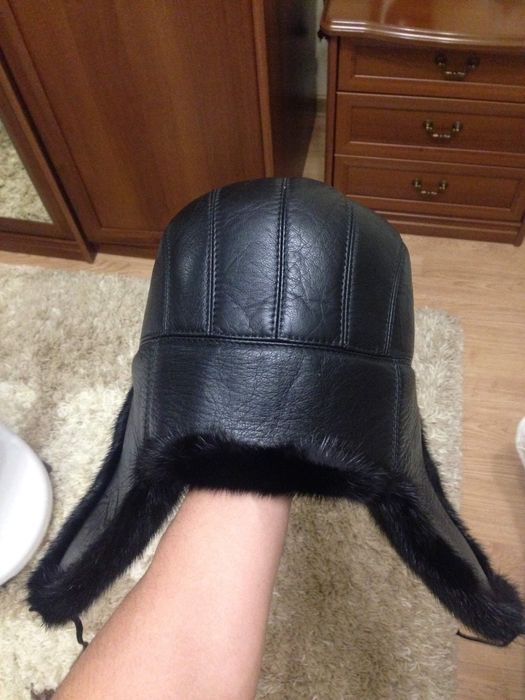 Норковая шапка мужская