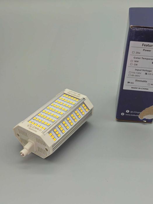 ТОП Цена! LED крушка R7S 118 мм 30W 4000K димируема