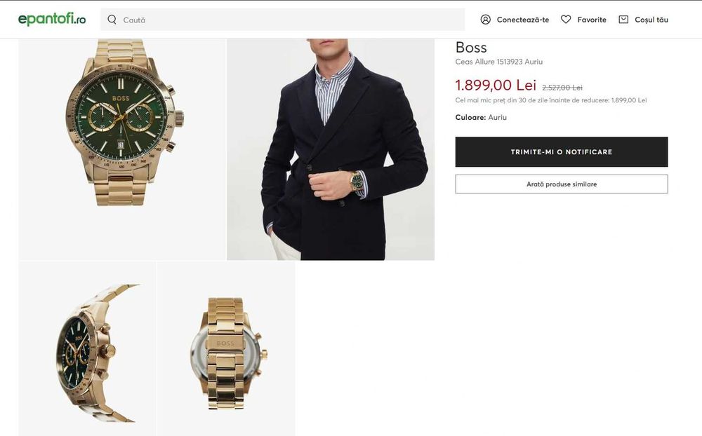 Ceas BOSS Allure , Cod Model
1513923 , nou