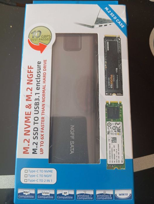 Внешний корпус для диска M2  SSD.