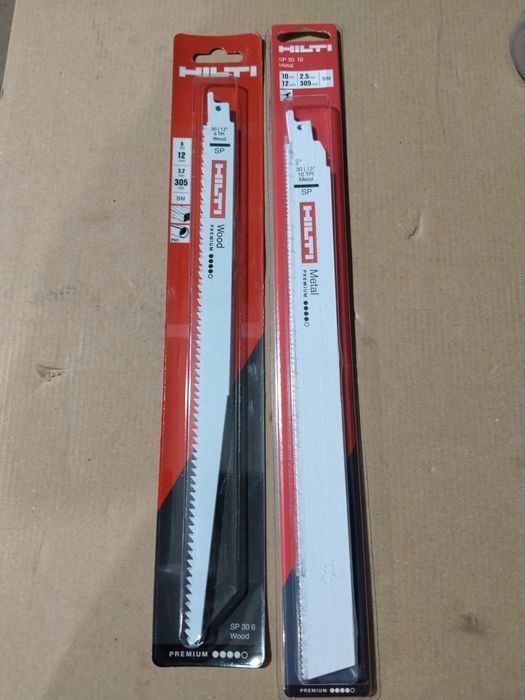 Hilti ножове за саблен трион