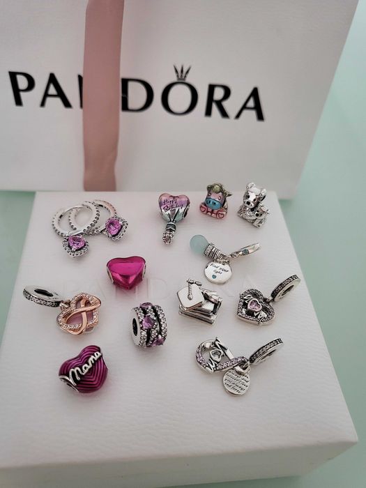 Сребърни талисмани PANDORA/ПАНДОРА s925 ale + кутия