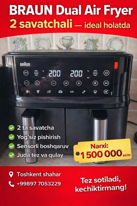 Braun Dual Air Fryer