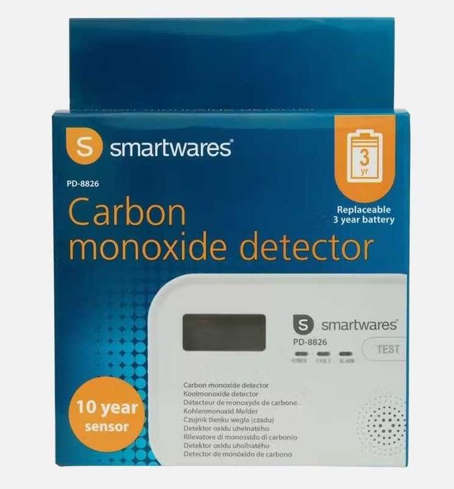 Smartwares PD-8826 детектор за въглероден окис